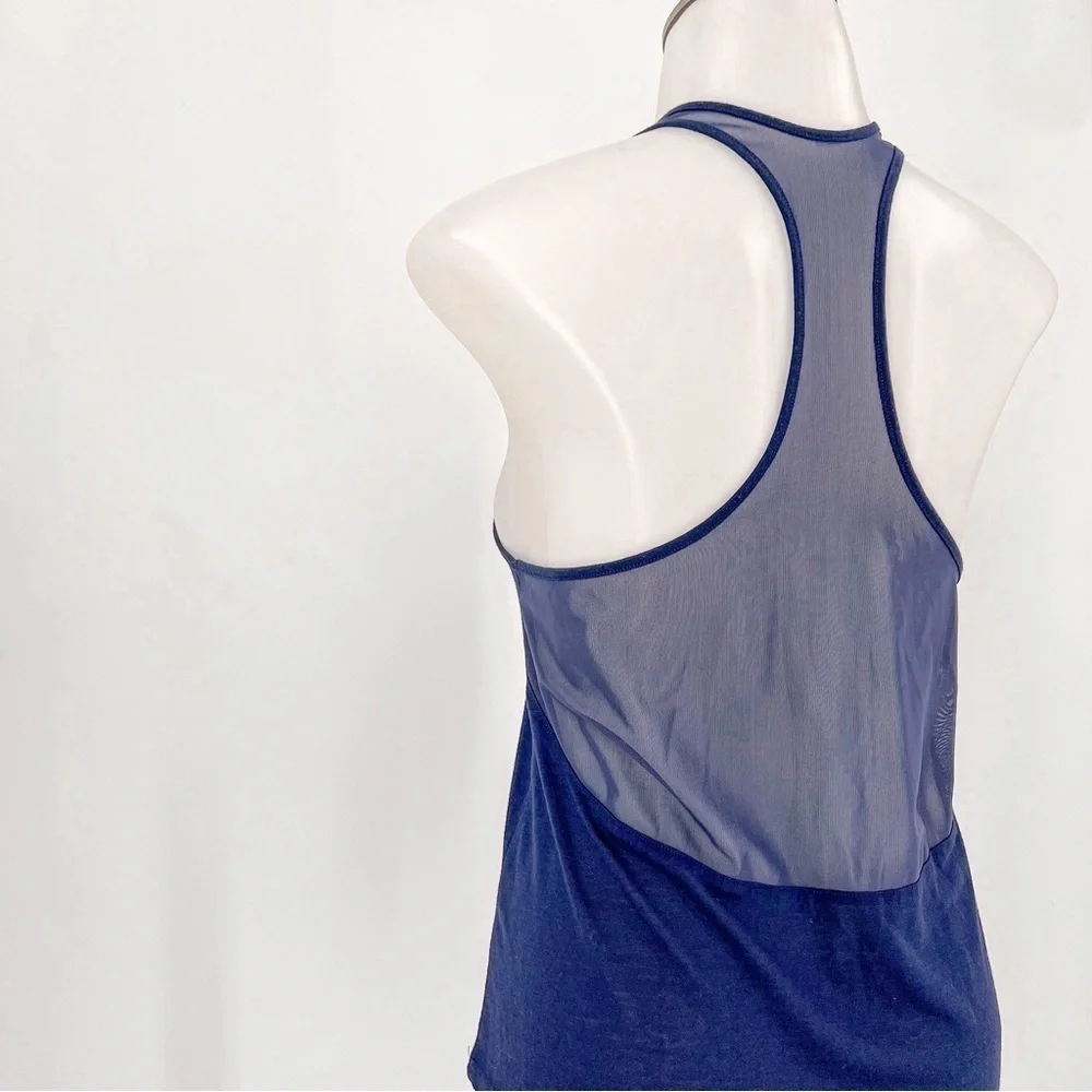 Blue Alo yoga workout tank top